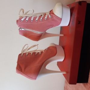 Pink Sneaker Heels
